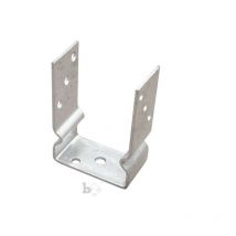 B2 - Soutien post tzn U-forme galvanisé 121x150 mm