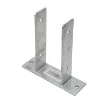B2 - Soutien post tzn U-forme galvanisé 115x200 mm avec des vis