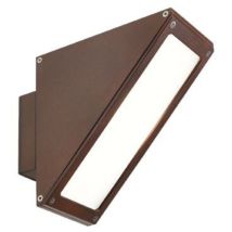 Applique Alta E27 in Alluminio con Diffusore in Vetro Satinato – 230V – IP65 – Fissaggio a Parete – 8020588189043