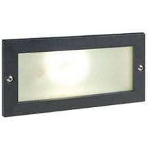 Sovil marche rectangulaire Escape applique ouverte 14 led 10W IP54 couleur noir 700 lumen 3000K