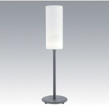 Piantana Lampada Grande a Cilindro Colore Alluminio per Esterno Linea Lounge Livos