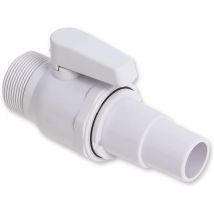 SP0729 Econoline 2-Way Ball Valve Compatible with Hayward Pool Filters, mip 1.5' x 1.5' - 1.25', Corrosion Resistant Valve, 50 Psi Max Pressure