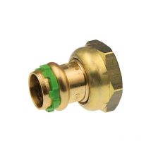 Rac. a sertir cuivre contour v demi raccord avec douille a sertir, 28mm x 11/4',VC5359 bg
