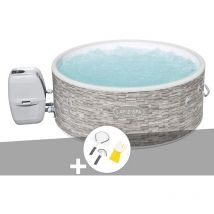 Bestway - Kit spa gonflable Lay-Z-Spa Vancouver rond Airjet Plus 3/5 places + Kit de nettoyage