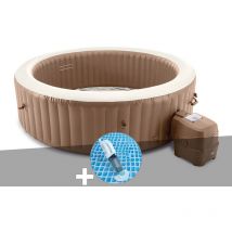 Intex - Kit spa gonflable PureSpa Sahara rond Bulles 8 places + Aspirateur