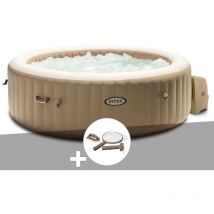 Intex - Kit spa gonflable PureSpa Sahara rond Bulles 6 places + Kit d'entretien