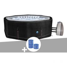 Netspa - Spa gonflable Python octogonal Bulles 5-6 places + 3 cartouches de filtration