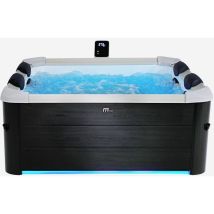 Mspa - Spa Idromassaggio Rigida A 6 Posti, 4 Cuscini + Copertura Inclusi