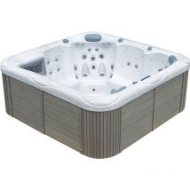 Mlspa - Spa rigide cuve acrylique et châssis bois ML600 (6 places dont 1 allongée)