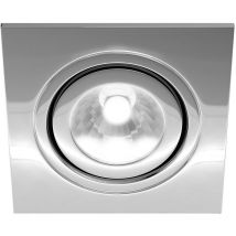 Wholesale Domestic - Cali Polished Chrome IP65 35W Square Tiltable Bathroom Downlight - Chrome