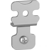 Set of 4 wall fixing lugs, made of steel. For Spacial sbm boxes - nsyaefpfsb
