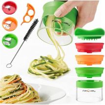 Memkey - Spaghettis de Légumes Coupe légume Spiralizer Spaghetti légume 3en1 Spirale de Légumes Trancheuse