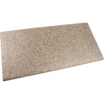 Ammonit Keramik - Spaltplatte 24 x 11,5 cm schiefergrau-bunt Spaltplatten