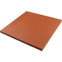 Ammonit Keramik - Spaltplatte 24 x 24 cm rot-natur
