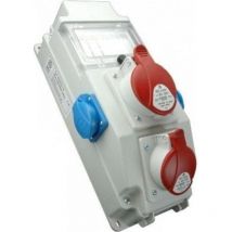 Spamel Außentafel Kunststoff Weiß 5 Module Ip54