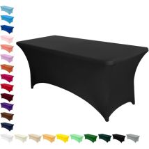 Spandex Tischdecke, 1 Stück 4ft Stretch-tischdecke, Tischdecke Rechteckige Taillierte, Waschbar Und Faltenfrei Tischdecke Für Outdoor Veranstaltung 