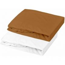 Domiva Alese Polyurethan Spannbettlaken Karamell Baby 60x120 Cm