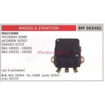Briggs & Stratton Spannungsregler für Tecumseh, Jacobsen, Gravely – Originalteilnummer 003491 – 4 Anschlüsse