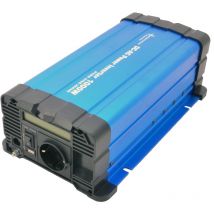 Spannungswandler FS1000D 12V 1000 Watt reiner Sinus blau m. Display