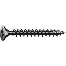 Spanplattenschraube Pozidrive 4,5x25 Rustico Schwarz - Maco