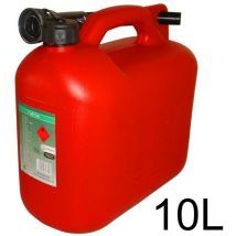 Fuel Can Petrol Diesel Jerry Canister with Flexible Spout (10L) - Spares2go