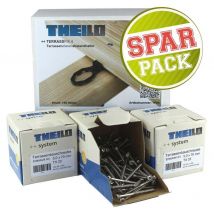 Sparpack Theilo Terrassenschraube 5 x 70 mm A4 tx 25 inkl Terrassfix 4 mm