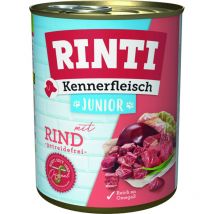 Kennerfleisch Hundenassfutter Junior 800 g Rind bei Kartonabnahme Nassfutter - Rinti