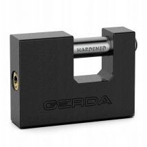 Sparta - Candado kd de wa, modelo 031, t de Mandril 60, hecho de hierro fundido, color negro, ideal para seguridad general, alta resistencia,