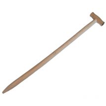 Stiel Spatenstiel gebogen Holz 110 cm