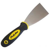 Spatola per stucco raschietto acciaio inox da 60mm manico in gomma Australian