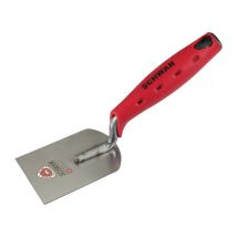 Schwan - Spatule à plâtre L.100mm inox avec manche souple va swan (Par 10)