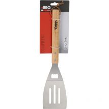 BBQ - Spatule de barbecue en acier inoxydable avec manche en bois 41 cm