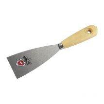Schwan - Spatule de peintre B.80mm manche souple poli inox swan (Par 10)