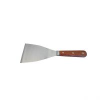 Spatule peintre 80 mm Haromac passage, lame conique, inox Bois de rose