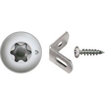 Connettore di recinzione acciaio inossidabile A2 , 7 x 35 mm , 8 Stk. - Spax