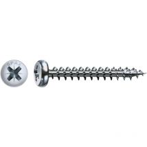 Universalschraube 5 x 50 mm Halbrundkopf Kreuzschlitz z Vollgewinde 4CUT wirox A3J 200 Stk - Spax