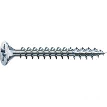 Senkkopf Schrauben ø 50x40 mm Vollgewinde Holzschrauben PZ1 wirox silber - Spax
