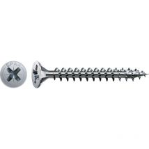 Universalschraube, 4,5 x 16 mm, 1000 Stück, Vollgewinde, Senkkopf, Kreuzschlitz Z2, 4CUT, wirox - 1081010450165 - Spax