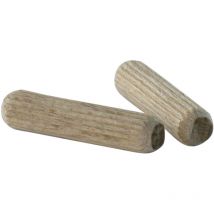 Tourillon en bois strié 10X30-10 pièces