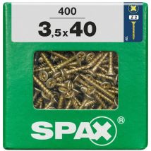 Spax - Universalschrauben 3.5 x 40 mm pz 2 - 400 Stk. Holzschrauben
