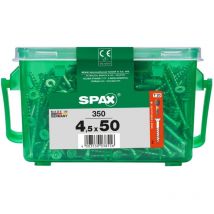 Spax Universalschrauben 4.5 x 50 mm TX 20 - 350 Stk. Holzschrauben