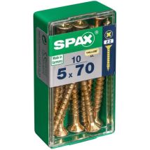 Spax - Universalschrauben 5.0 X 70 Mm Pz 2 - 10 Stk. Holzschrauben