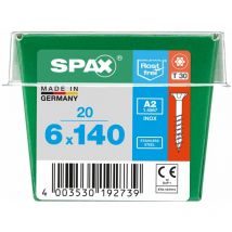 Spax Universalschrauben 6.0 x 140 mm TX 30 - 20 Stk. Universalschrauben