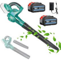 Teetok - Spazzaneve, soffiatore per foglie ad aria senza fili, leggero per la cura del prato, patio, soffiaggio di foglie, polvere e neve, +