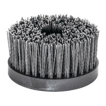 Spazzola a disco D.130mm M14 setole abrasive SiC K.80 2500min-¹ Lessmann