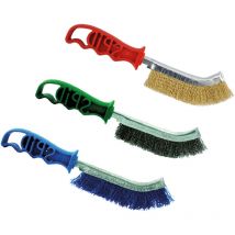 Spazzola a mano curva 'spid' acciaio inox