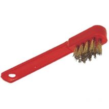 Spazzola a mano per candele mm 155X40 - fili ottone ømm 0,22