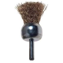 Spazzole a pennello con fili acciaio - ø mm.16 codolo mm.6 per trapano pg 477.00