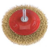 Spazzola Acciaio Conica + Gambo 466.00 Pg • Mm 90 G.mm 6x25