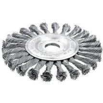 Spazzola acciaio ritorto + foro 7706 Wokin